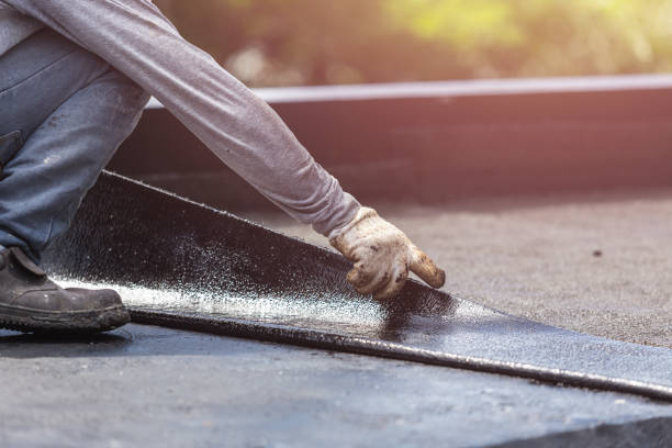 Professional Crawl Space Encapsulation technician working in Portage, WI